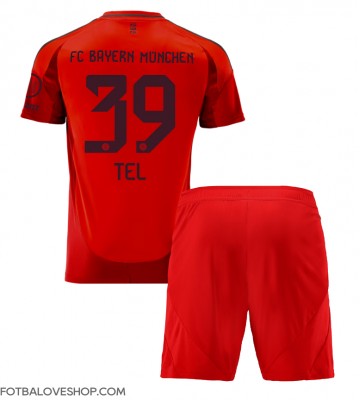 Bayern Munich Mathys Tel #39 Dětské Domácí Dres 2024-25 Krátký Rukáv (+ trenýrky)